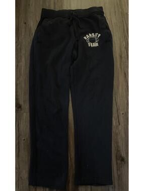 Arizona Jean Company Blue Y2K Fleece Sweats Embroidered Sz S